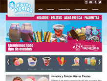 Tablet Screenshot of nievesfiestas.com